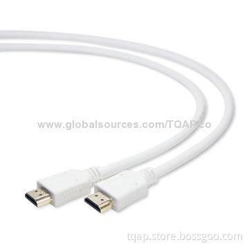 HDMI male-male cable, 3.0m, white color